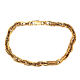 Pre Owned 9ct Fancy Link Bracelet ZU472